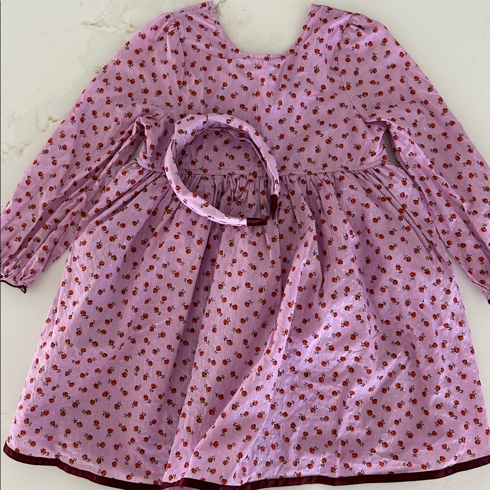 Pink Chicken Dress + headband